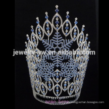 Corona de encargo de la tiara del rhinestone de la venta al por mayor 2015 de la calabaza de Halloween de la calabaza fantasma grande caliente del fantasma